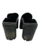 Veronica Beard Shoe Size 9 Black Leather Upper Gold Tone Details Horsebit Mules Black / 9