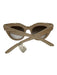 Le Specs Taupe Cat Eye Oversized Glasses Taupe