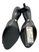 Zara Shoe Size 40 Black Leather Sandal Heel Shoes Black / 40