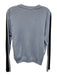 MNG by Mango Size S Brown & Blue Viscose & Polyester Color Block Sweater Brown & Blue / S