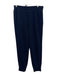 Varley Size L Navy Blue Viscose & Polyester Elastic Drawstring Waist Pants Navy Blue / L
