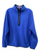 Peter Millar Size M Blue Polyester Quarter Zip Men's Jacket M