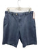 Peter Millar Size 32 Blue Cotton Solid Zip Fly Men's Shorts Blue / 32