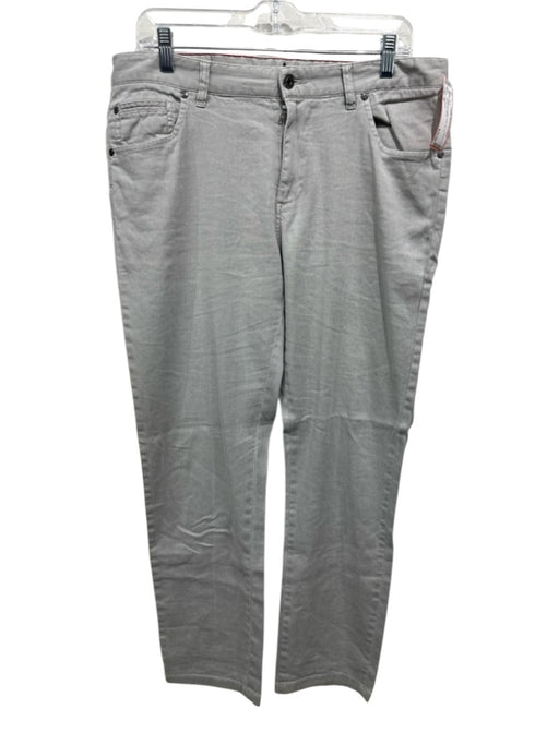 Johnnie O Size 32 Beige Cotton Solid Zip Fly Men's Pants Beige / 32