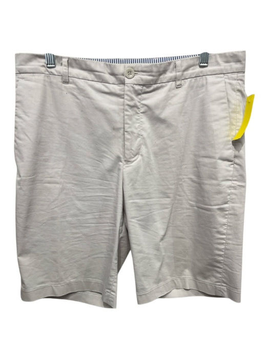 Holderness & Bourne Size 34 Beige Cotton Blend Solid Khakis Men's Shorts Beige / 34