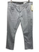 AG Size Est 34 Light Gray Cotton Blend Solid Khakis Men's Pants Light Gray / Est 34