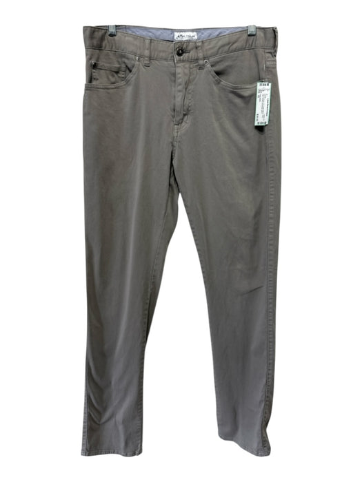 Peter Millar AS IS Size 32 Brown Cotton Blend Solid Slim Khakis Men's Pants Brown / 32