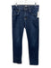 7 For All Mankind Size 32 Dark Wash Cotton Blend Solid Slim Jean Men's Pants Dark Wash / 32