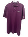Turtleson Size L Red & Navy Synthetic Striped Athletic Polo Men's Short Sleeve Red & Navy / L