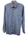 Peter Millar Size S Blue & White Synthetic Plaid Button Up Long Sleeve Shirt Blue & White / S