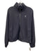 Peter Millar Size L Gray Synthetic Solid Zip UP Track Men's Long Sleeve Shirt Gray / L