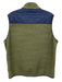 Peter Millar Size M Green & Blue Polyester Zip Up Men's Vest Green & Blue / M