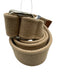 Polo Beige Cotton Solid One Size Men's Belt Beige