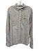 Johnnie O Size L White & Multi Linen Blend Plaid Button Up Long Sleeve Shirt White & Multi / L