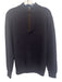 Peter Millar Size M Brown & Blue Wool Knit Quarter Zip Men's Sweater Brown & Blue / M