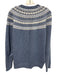 Peter Millar Size M Light blue Wool Blend Solid Crew Neck Men's Sweater Light blue / M