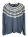 Peter Millar Size M Light blue Wool Blend Solid Crew Neck Men's Sweater Light blue / M