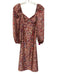 Sachin & Babi x Anthropologie Size 4 Cream White, Red & Blue Polyester Dress Cream White, Red & Blue / 4