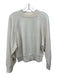 Loulou Studio Size M Cream Cashmere Crew Neck Long Sleeve Raglan Sweater Cream / M