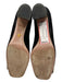 Prada Shoe Size 41 Black Suede Silver Hardware Buckle Kitten Heel Pumps Black / 41