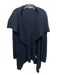 Minnie Rose Size M Navy Cashmere Blend Open Front Ribbed Knit Cardigan Navy / M