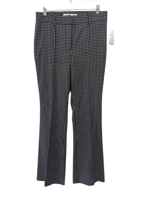 Veronica Beard Size EST 10 Black, White & Red Missing Fabric Tag Geometric Pants Black, White & Red / EST 10