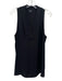 Theory Size L Black Silk Sleeveless V Neck Semi Sheer Tank Top Black / L