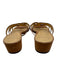 Alexandre Birman Shoe Size 41 Tan Brown Leather Upper Snakeskin Mule Sandals Tan Brown / 41