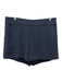 Marie Oliver Size 8 Navy Blue Polyester Side Zip Pocketed Shorts Navy Blue / 8