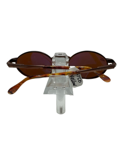 Serengeti Bronze & amber Acetate Metal Frame Oval Lens Sunglasses Bronze & amber