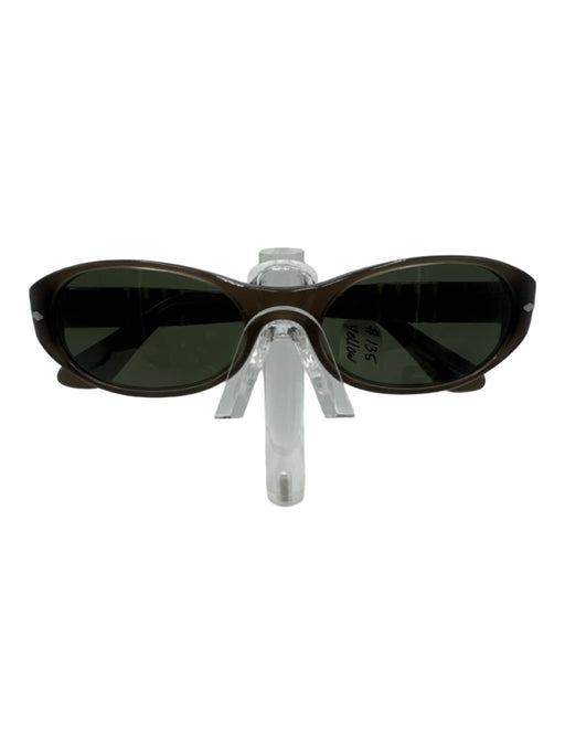Persol Gray Acetate Oblong Lens Sunglasses Gray