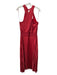 Ramy Brook Size 12 Red Polyester Sleeveless Pleats Maxi Smocked Waist Dress Red / 12