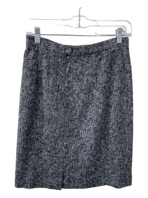 Max Mara Size 6 Grey Wool Skirt Grey / 6