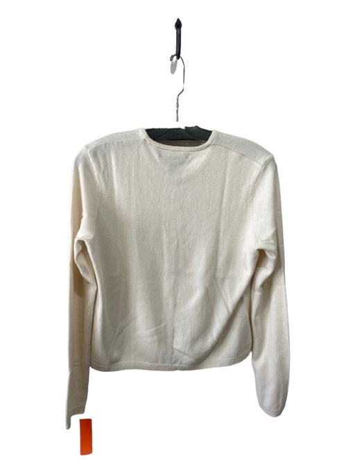 Ralph Lauren Black Size S Cream Silk & Cashmere Button Front Cardigan Sweater Cream / S