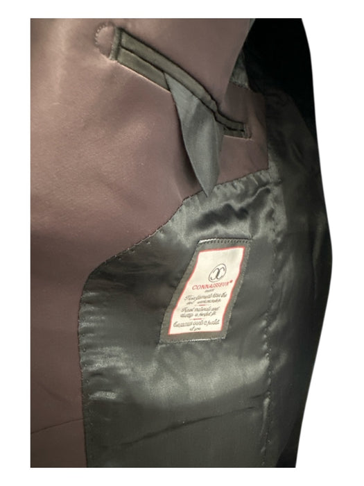 Connaisseur Paris Dark Red Silk Blend Paisley Dinner Jacket Men's Blazer 48