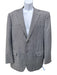 Cornelliani Gray & Blue Wool Plaid 2 Button Men's Blazer Gray & Blue / 50