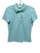 Lacoste Size S Mint Blue Cotton Blend Short Sleeve Textured Polo Logo Top Mint Blue / S