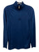 Smartwool Size Small Blue Wool Long Sleeve Quarter Button Logo Top Blue / Small