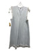 T Alexander Wang Size 8 Light blue & white Cotton Frayed Edges tweed Dress Light blue & white / 8