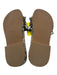 Coach Shoe Size 6 Black White Brown Raffia Open Toe & Heel Fringe Sandals Black White Brown / 6