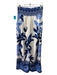 Rachel Zoe Size Small Light Blue, Navy & White Polyester Wide Leg Pant Set Light Blue, Navy & White / Small