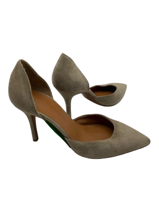 Vince Shoe Size 7.5 Taupe Gray Suede Heel Pumps Taupe Gray / 7.5