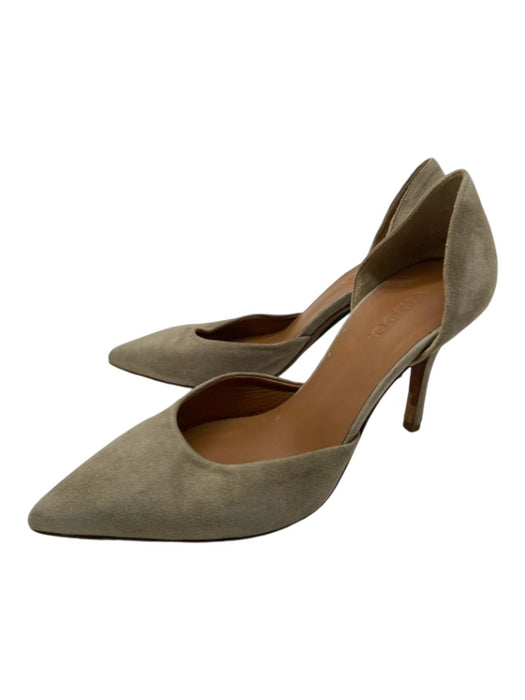 Vince Shoe Size 7.5 Taupe Gray Suede Heel Pumps Taupe Gray / 7.5