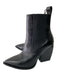 All Saints Shoe Size 39 Black Leather Pointed Toe Stacked Block Heel Booties Black / 39