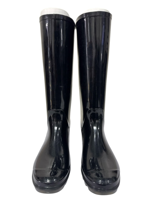 Coach Shoe Size 5 Black Rubber Round Toe Rain Boots Boots Black / 5