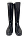 Coach Shoe Size 5 Black Rubber Round Toe Rain Boots Boots Black / 5