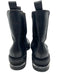 Alexander Wang Shoe Size est 9 Black Leather Upper Elastic Side Pull Tab Boots Black / est 9