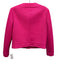 Magaschoni Size S Pink Polyester Long Sleeve Mesh Blazer Jacket Pink / S