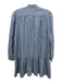 Polo Ralph Lauren Size XXS Light Wash Cotton  Accordion Pleat Peplum Dress Light Wash / XXS