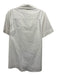 Hinson Wu Size 2 White Cotton Blend Short Cuff Sleeve Button Front Collar Top White / 2